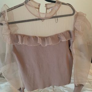 Sheer Top Blouse